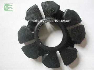 Custom Rubber Suzuki GN125 Motorcycle Cushion Block , Black / orange